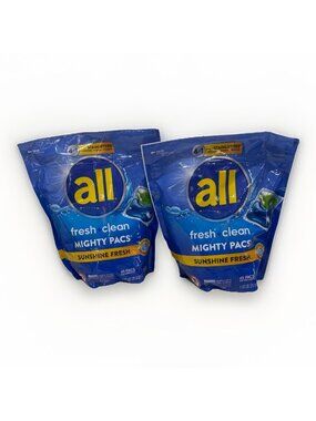 All Fresh Clean Mighty PACs Sunshine Fresh 49ct Two Pack
